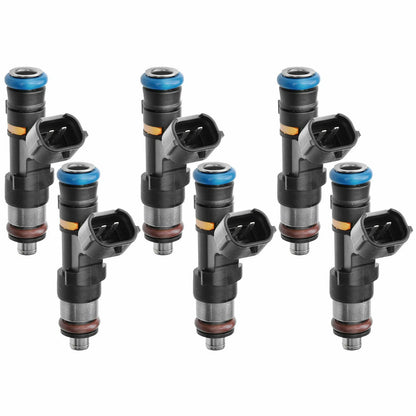 6PCS Fuel Injectors for Nissan 350Z Z33 Murano Z50 Infiniti G 3.5L VQ35DE