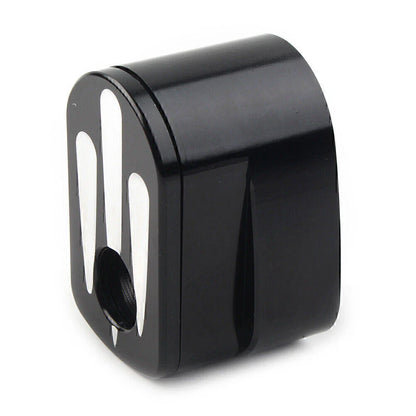 CNC Cut Billet Aluminum Black Ignition Switch Cover for Harley Street Road Glide (2014-2023)