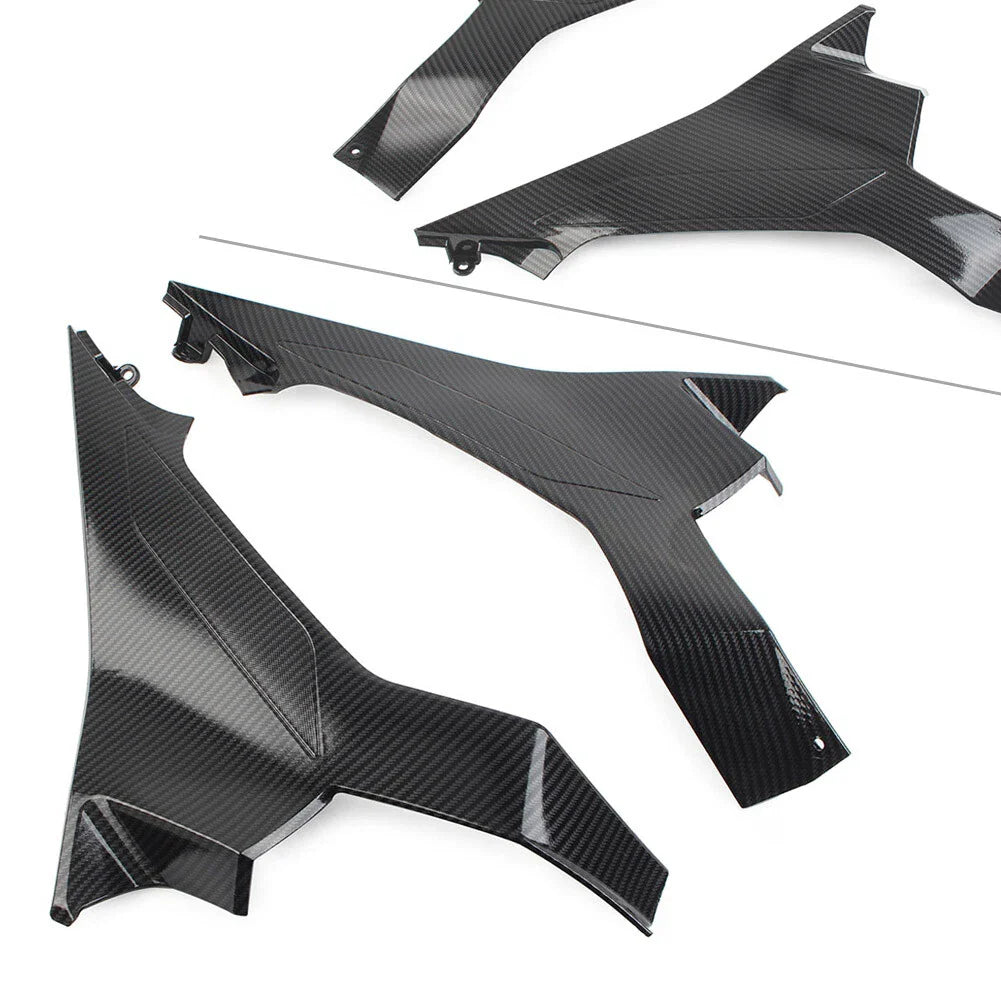 Carbon Fiber Gas Tank Side Cover Panel for Kawasaki Ninja 400 (2018-2020)