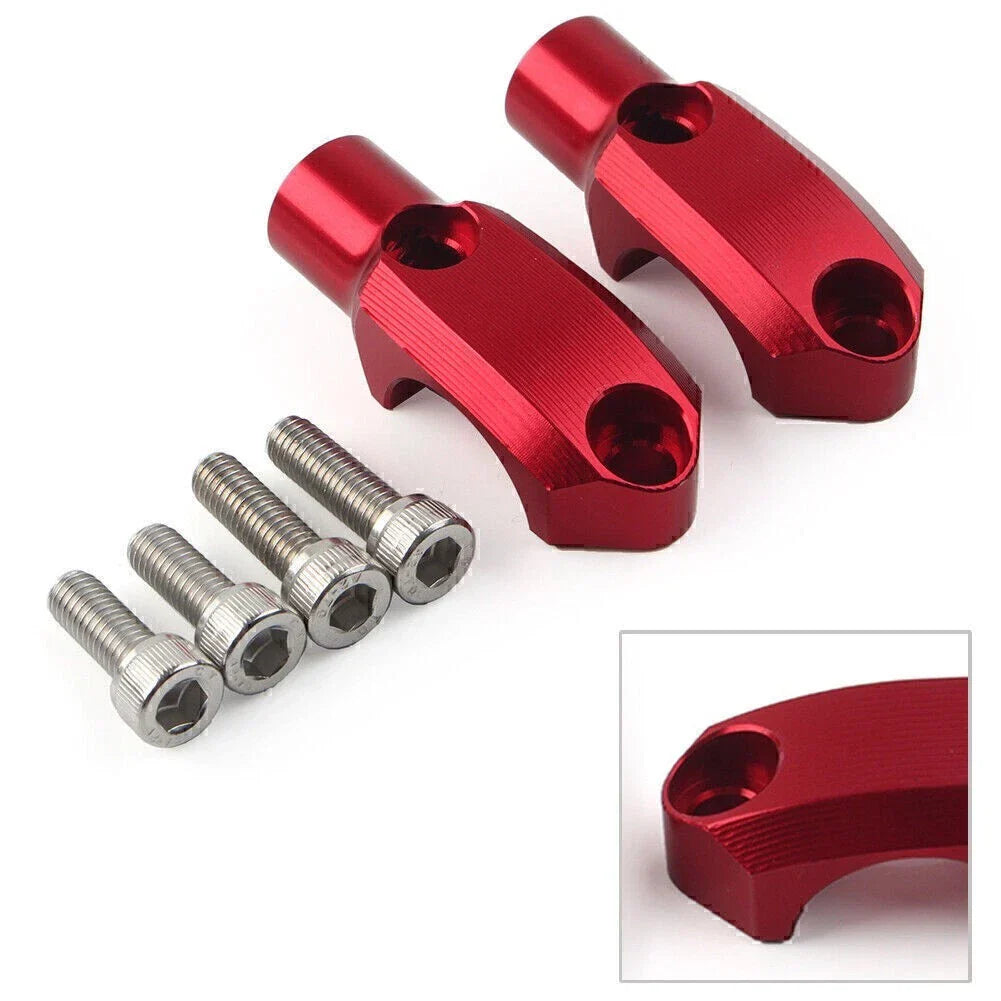 Mirror Clamp Mount Bracket RED for BMW F900XR (2019-2021)