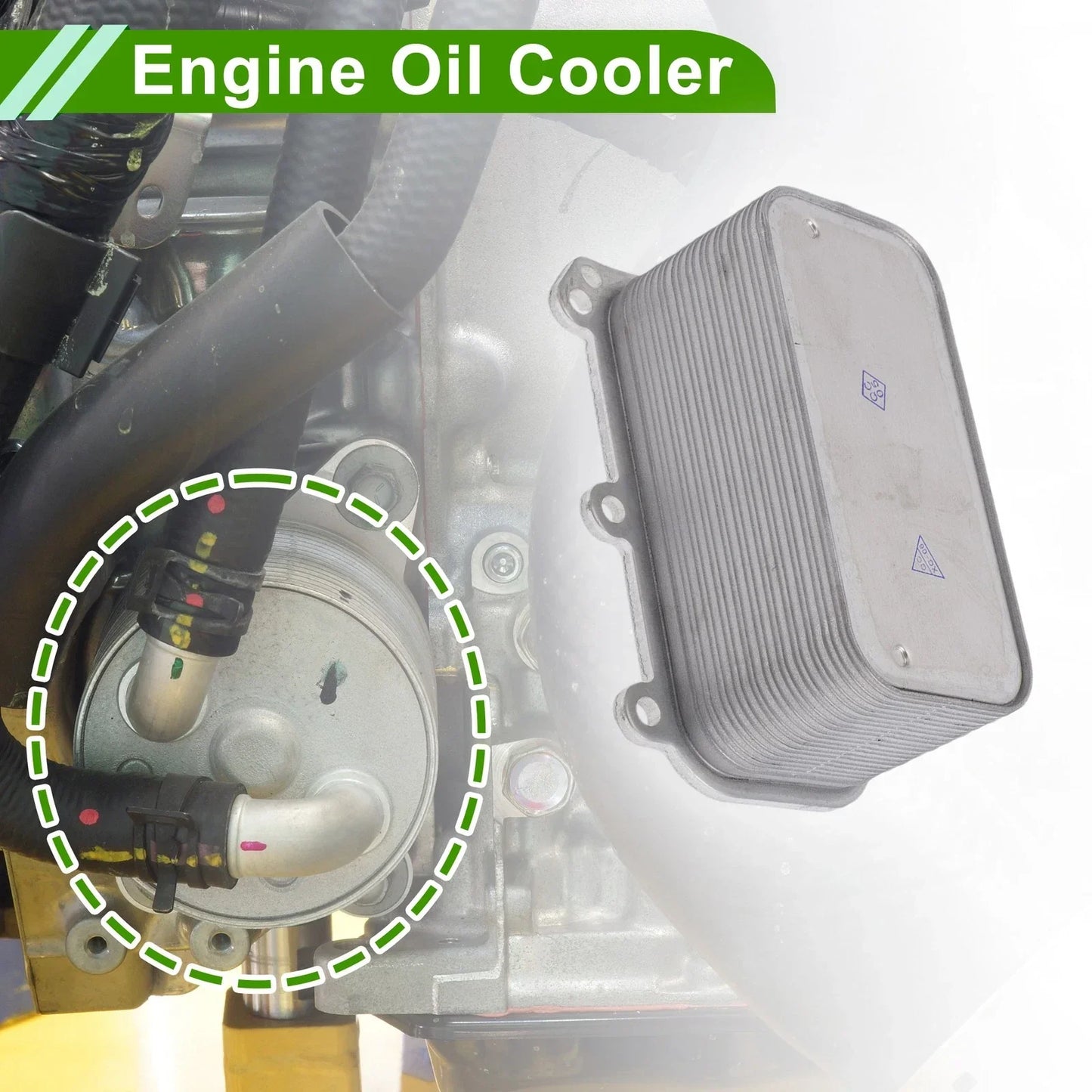 Engine Oil Cooler for Mercedes-Benz GLC300 (2016-2023) - 1 x Trans Cooler