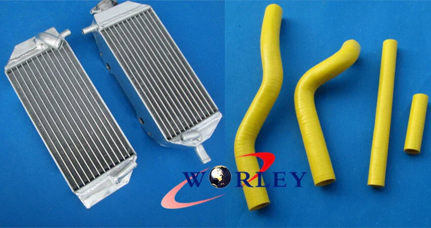 Aluminum Radiator + Silicone Hose for Suzuki RM125 (2001-2008)
