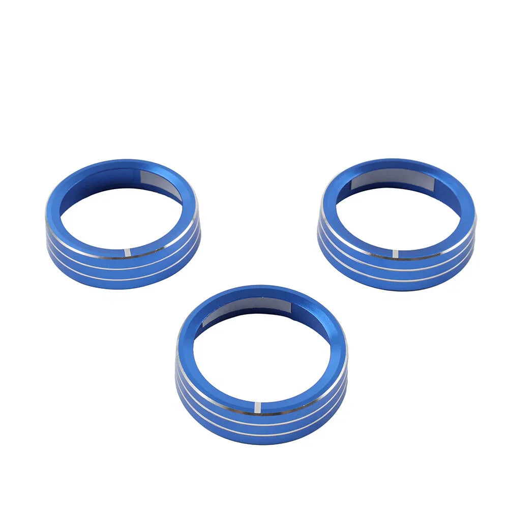 Blue AC Switch Control Knob Ring for Kia Cerato K3 Forte (2017-2018)