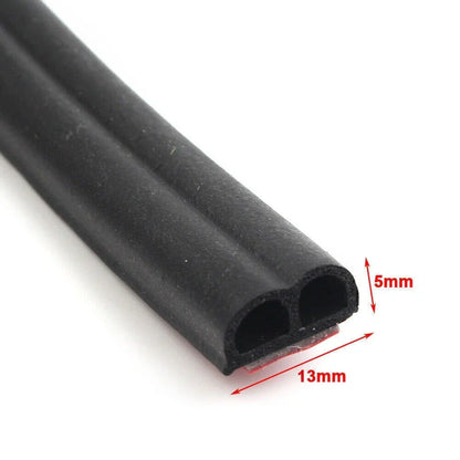 26FT B-Shape Trim Rubber Strip Door Edge Seal for Universal Cars