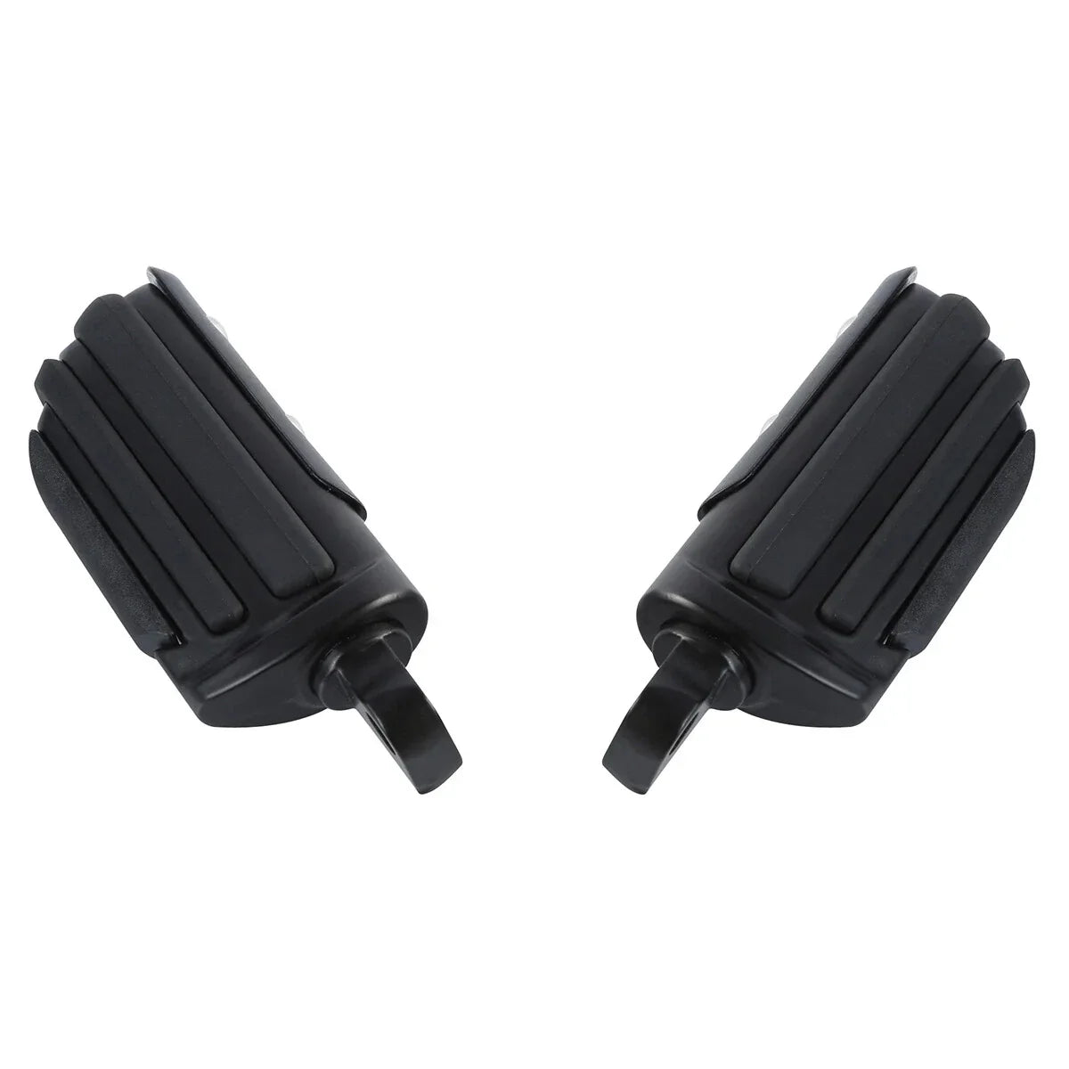 10mm Pilot Mount Footpegs for Harley Softail Touring Matte Black
