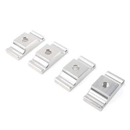 Silver Heater Line Aluminum Clamps for Dodge 1989-1998 12V Engine