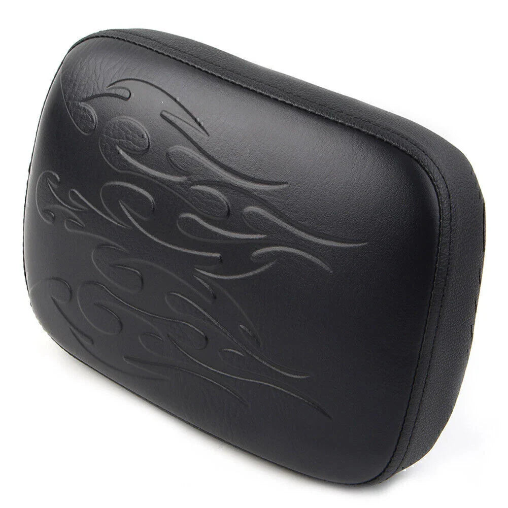 Rear Pillion Pad Seat for Harley Bobber Sportster (Fits 8 Suction Cups)