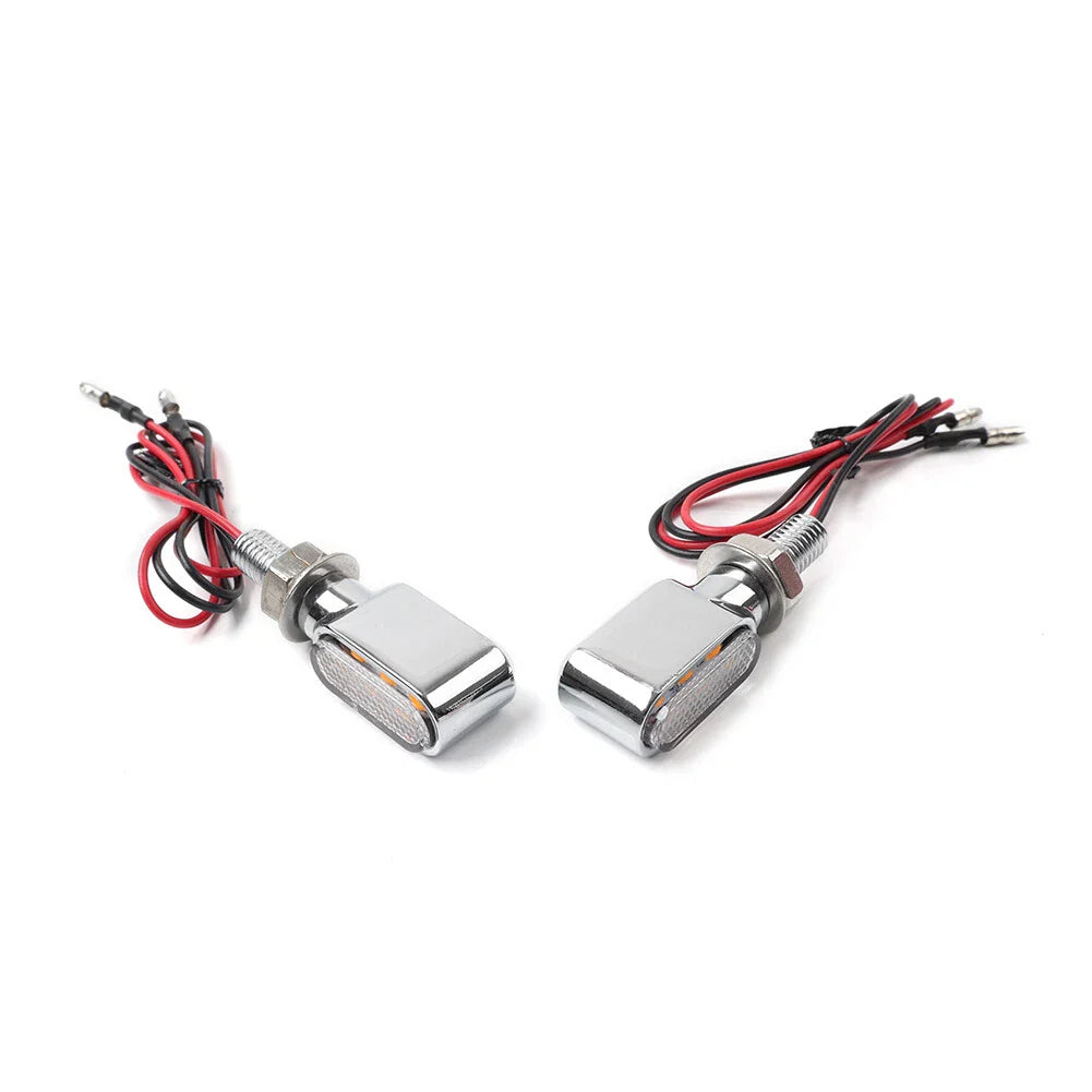 Mini Turn Signal Indicator Lights Amber for Universal Cars