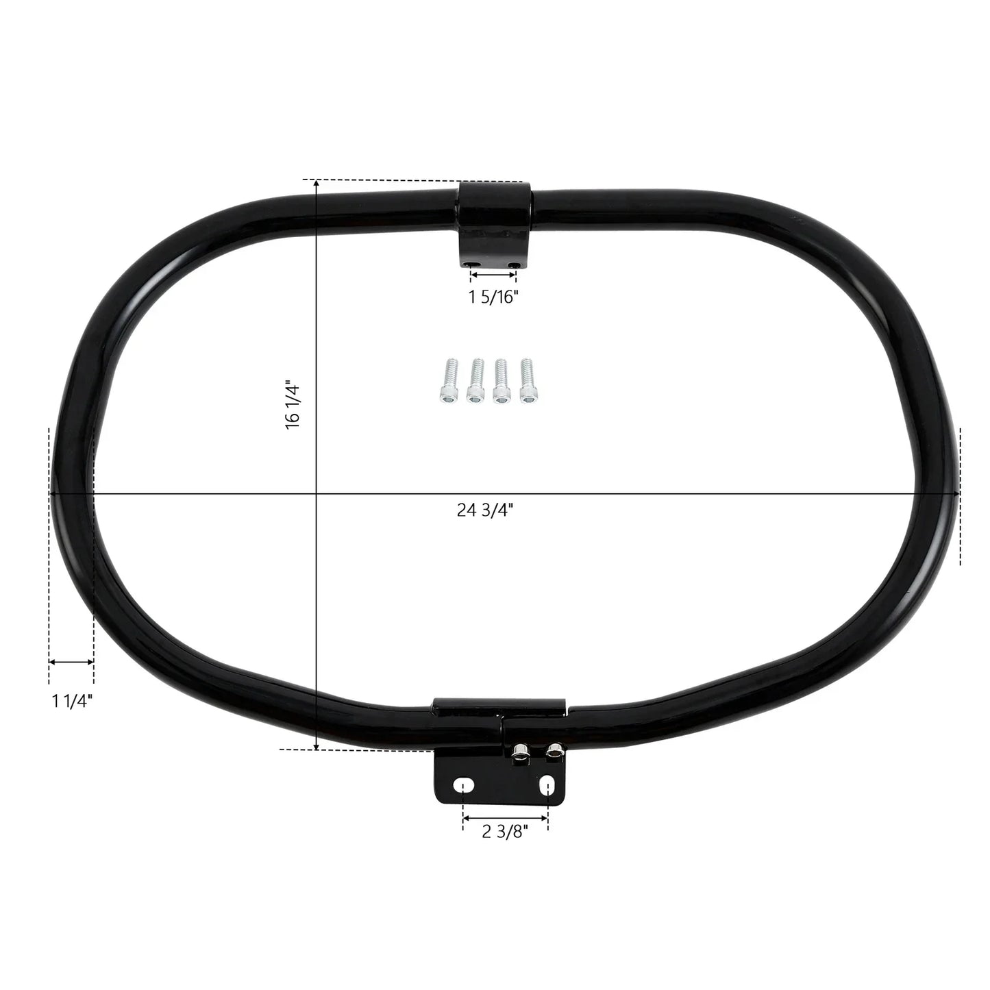 Detachable Engine Guard Crash Bar for Harley Sportster XR XL 883 1200 (14-22)