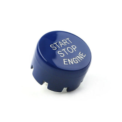 Auto Start/Stop Engine Switch Button ABS Blue for BMW F Series