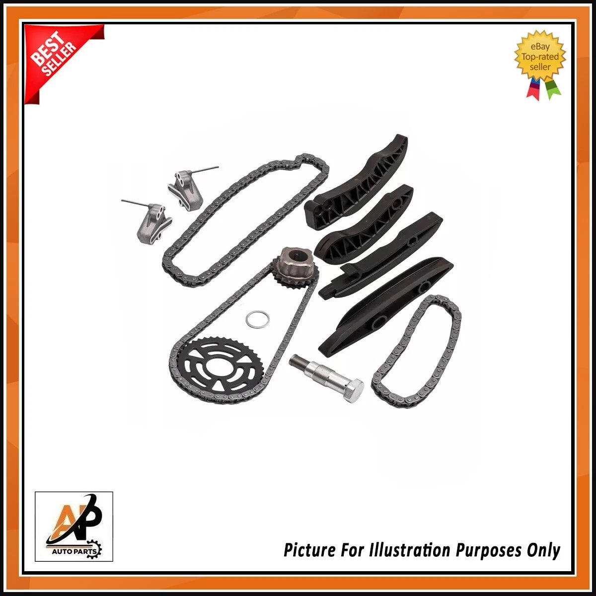 Complete Timing Chain Kit Replacement for Land Rover 5.0 V8 (2005–2013)