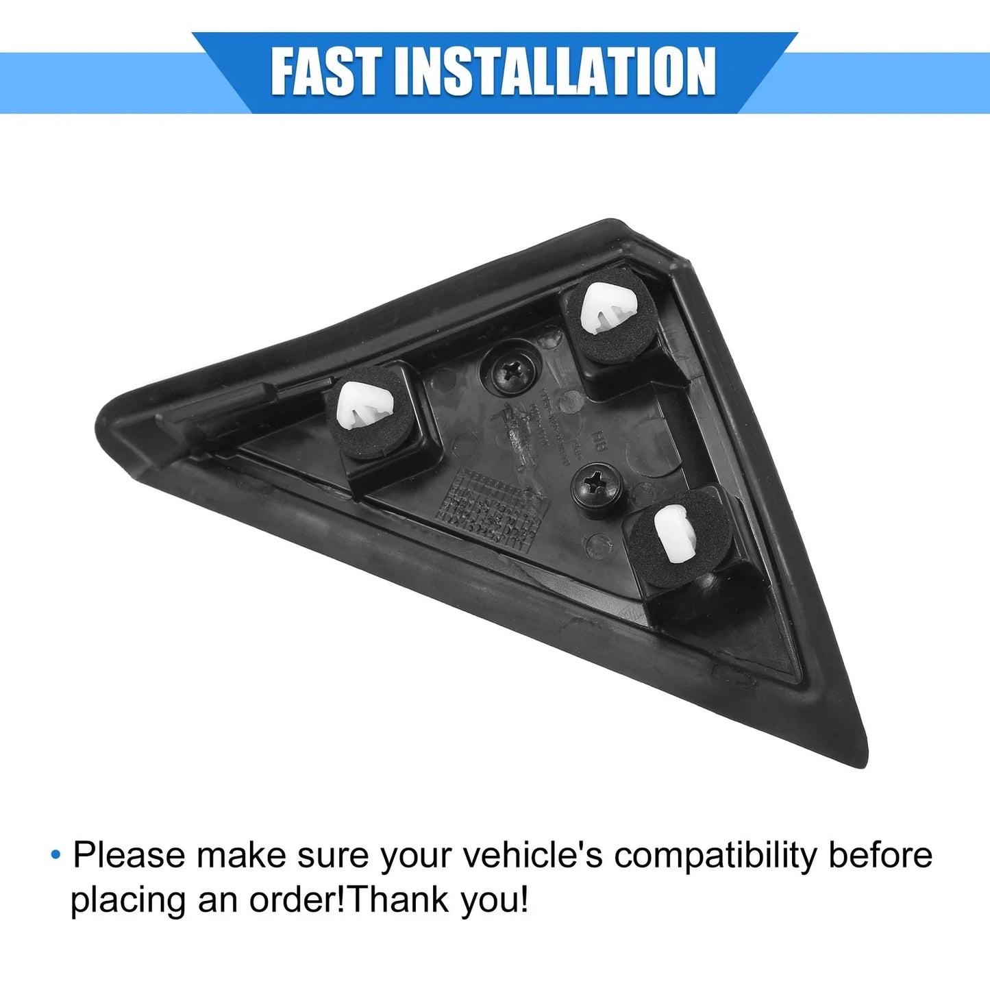 Right Mirror Corner Triangle Fender Cover for Hyundai Santa Fe (2013-2018)