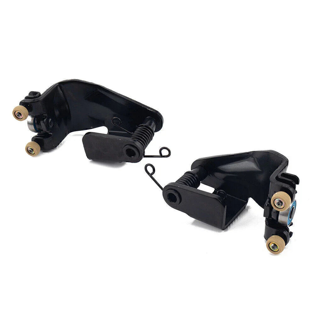 Black Iron Center Mount Sliding Door Rollers for Honda Odyssey (2005-2010)