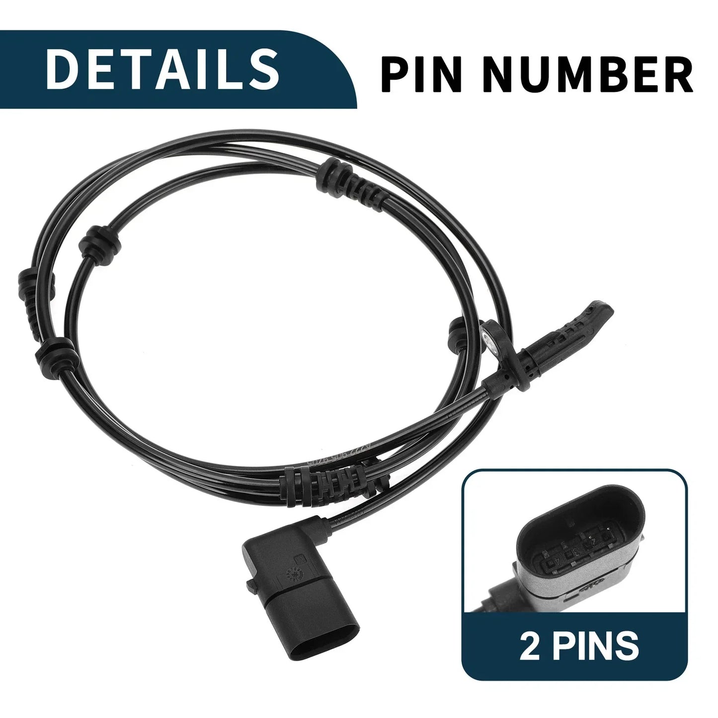 Front Left ABS Wheel Speed Sensor for Mercedes-Benz S550 (2010-2020)