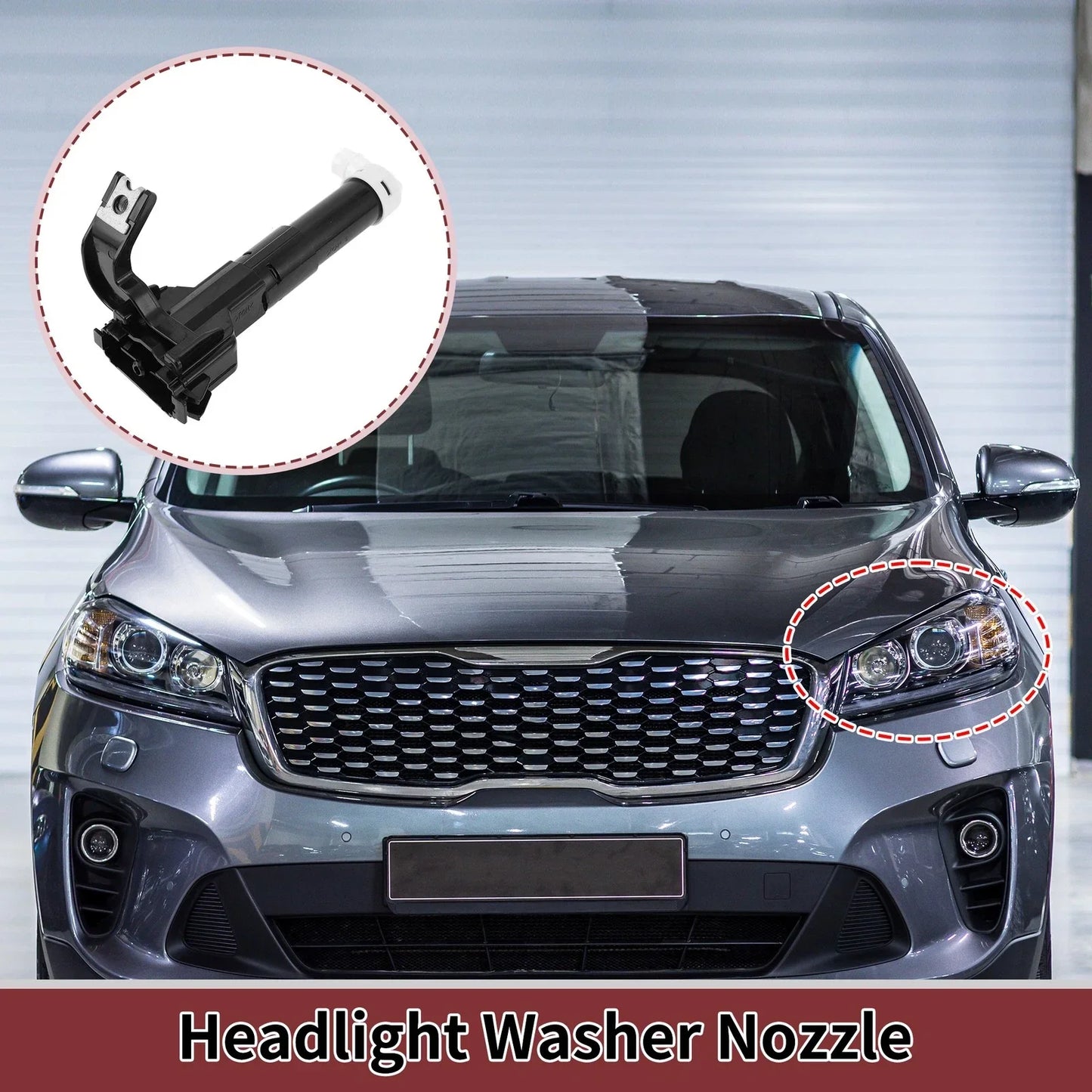 Front Driver Side Headlight Washer Nozzle for Lexus LX570 (2008-2021)