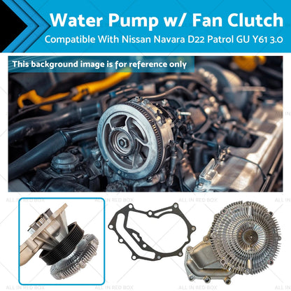 Water Pump Fan Clutch Assembly for Nissan Navara (2001-2007) D22 3.0 Diesel