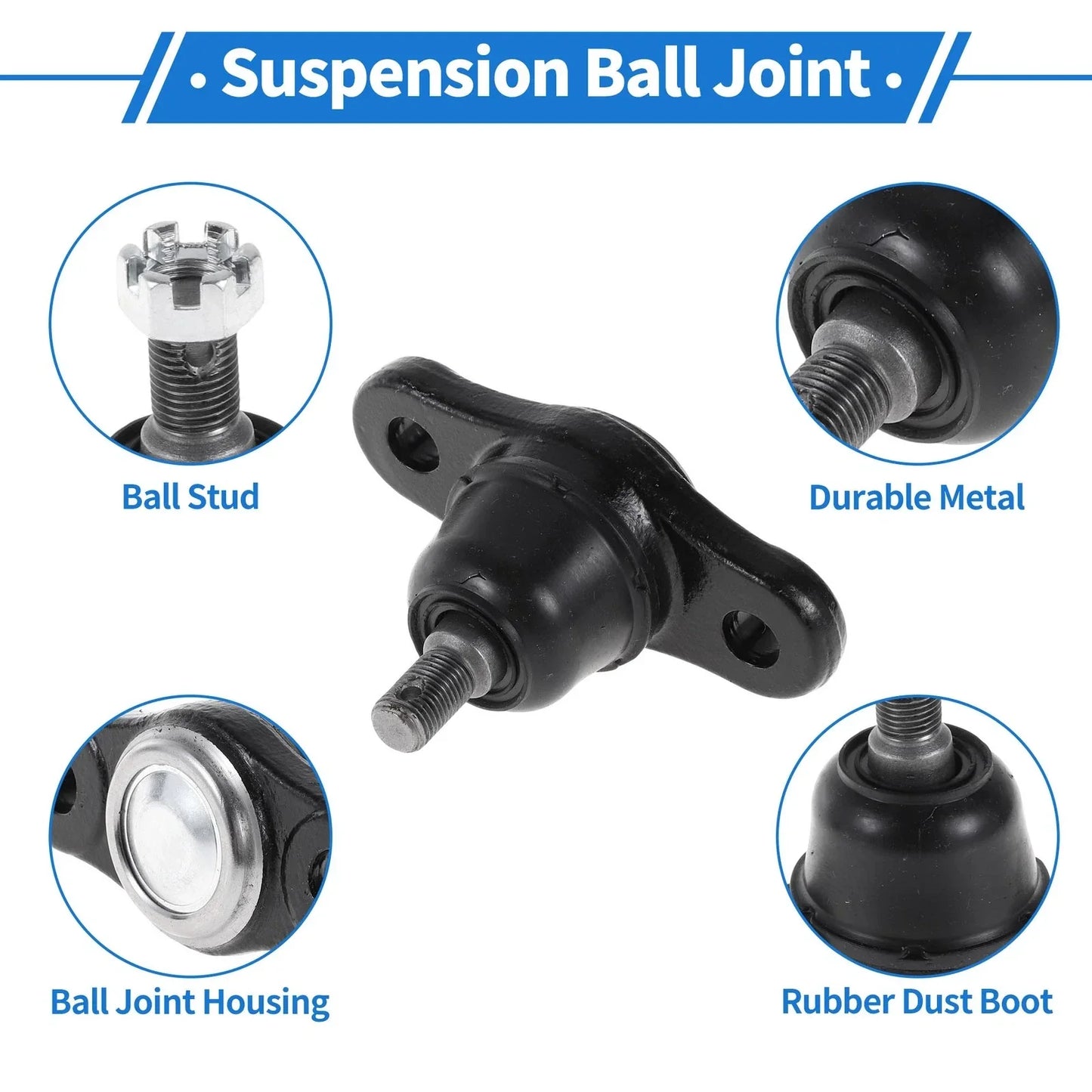 2 x Front Lower Ball Joints for Hyundai Elantra (2005-2011)