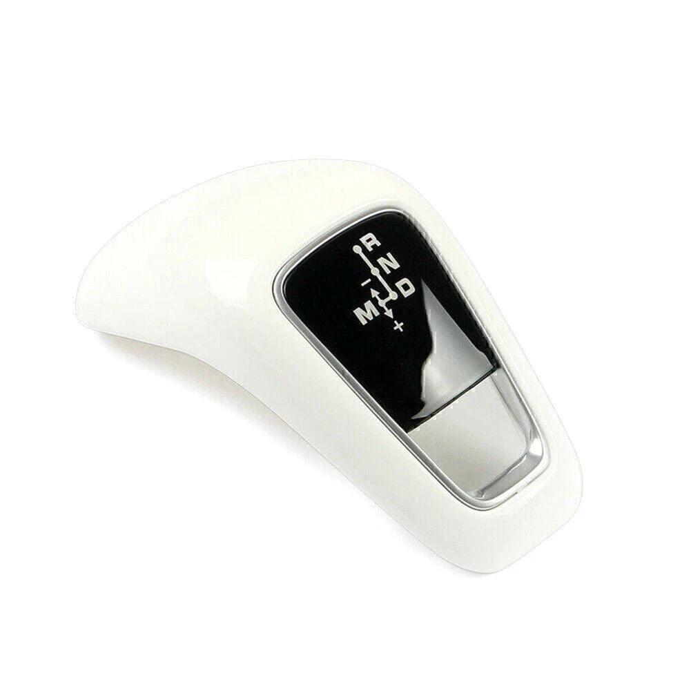 White ABS Gear Shift Knob Cover Trim for Porsche Cayenne (2018-2021)