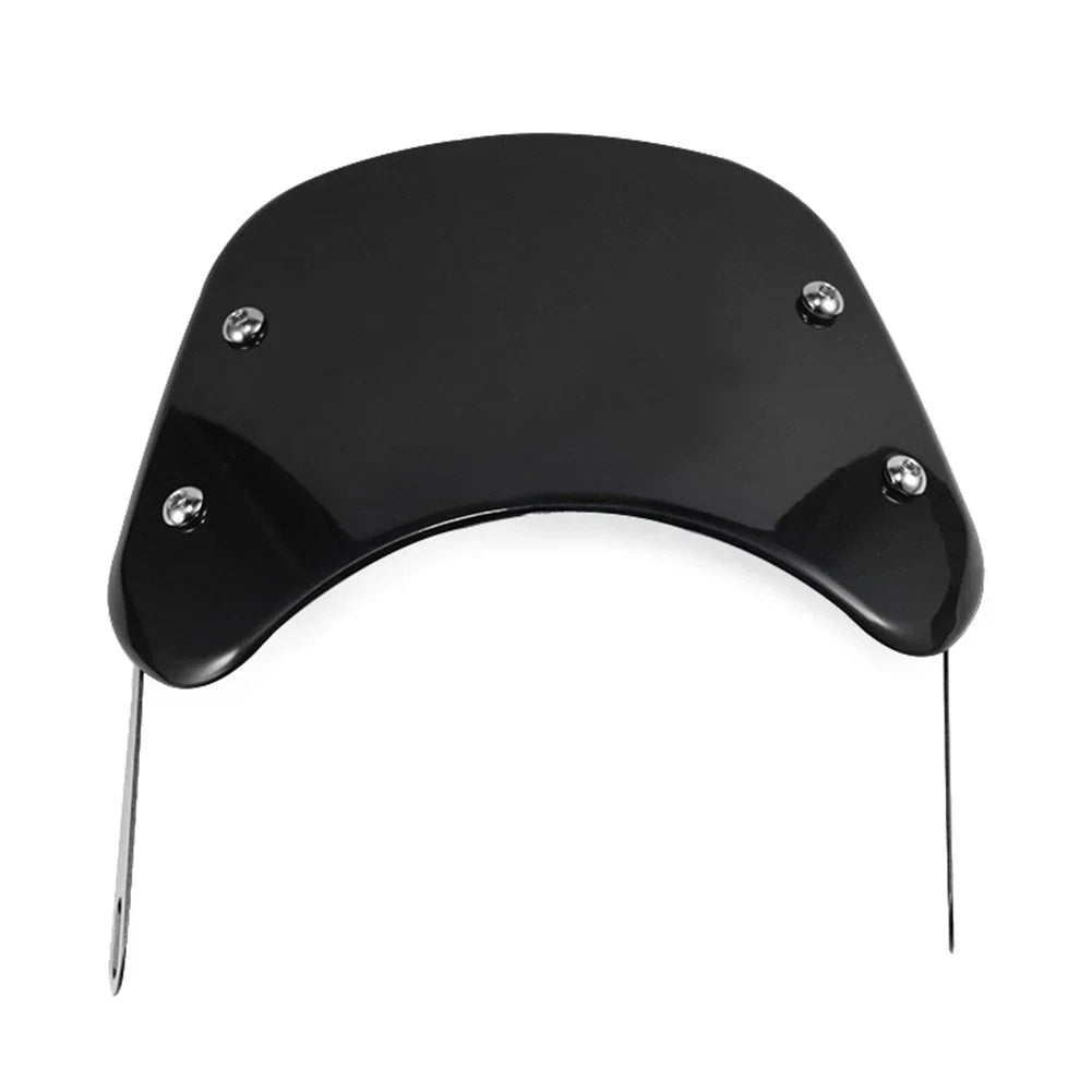 5-7'' Round Headlight Windscreen for Universal Fit Motor Black