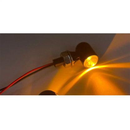 Universal Amber Turn Signal Light for Motorcycle Dirt Bike 12V