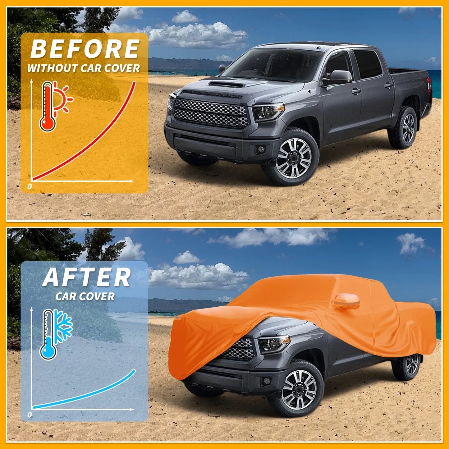 Waterproof All Weather Car Cover for Hyundai Santa Cruz (2022-2023)