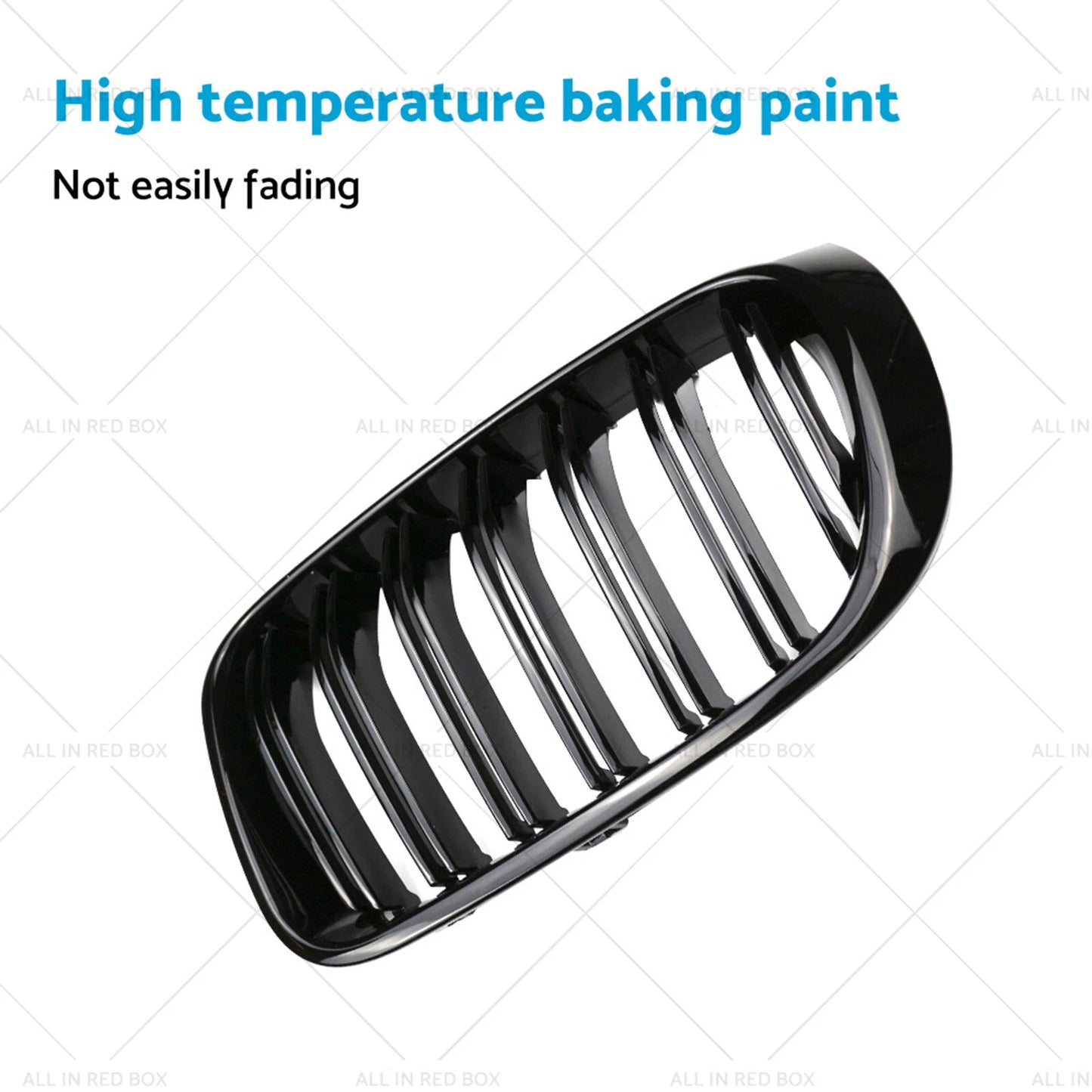 Front Bumper Kidney Grille for BMW X3 X4 F25 F26 (2014-2017)