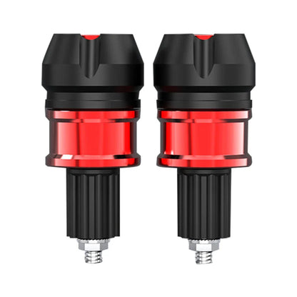 CNC Aluminum Handlebar Grips Bar End Cap Plugs for Motorcycle ATVs Red