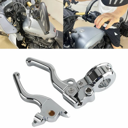 Brake & Clutch Levers Set for Harley Touring Road Glide FLTRX Freewheeler (21-23)