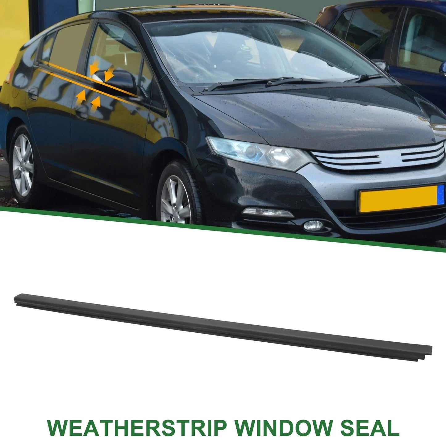 Front Left Weatherstrip Window Seal for Honda Insight (2010-2014)