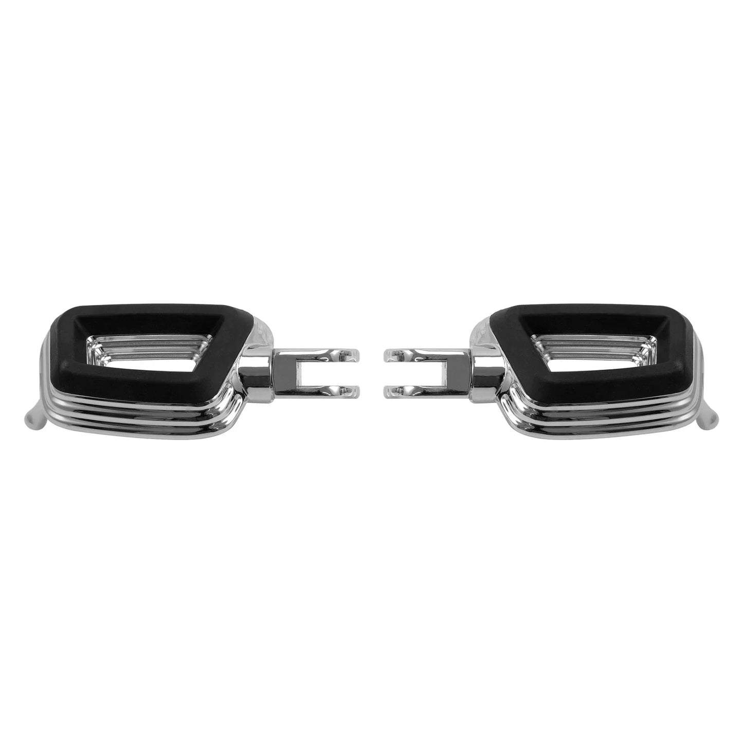 Chrome Driver Footpegs for Harley Softail Low Rider S (2018-2025)