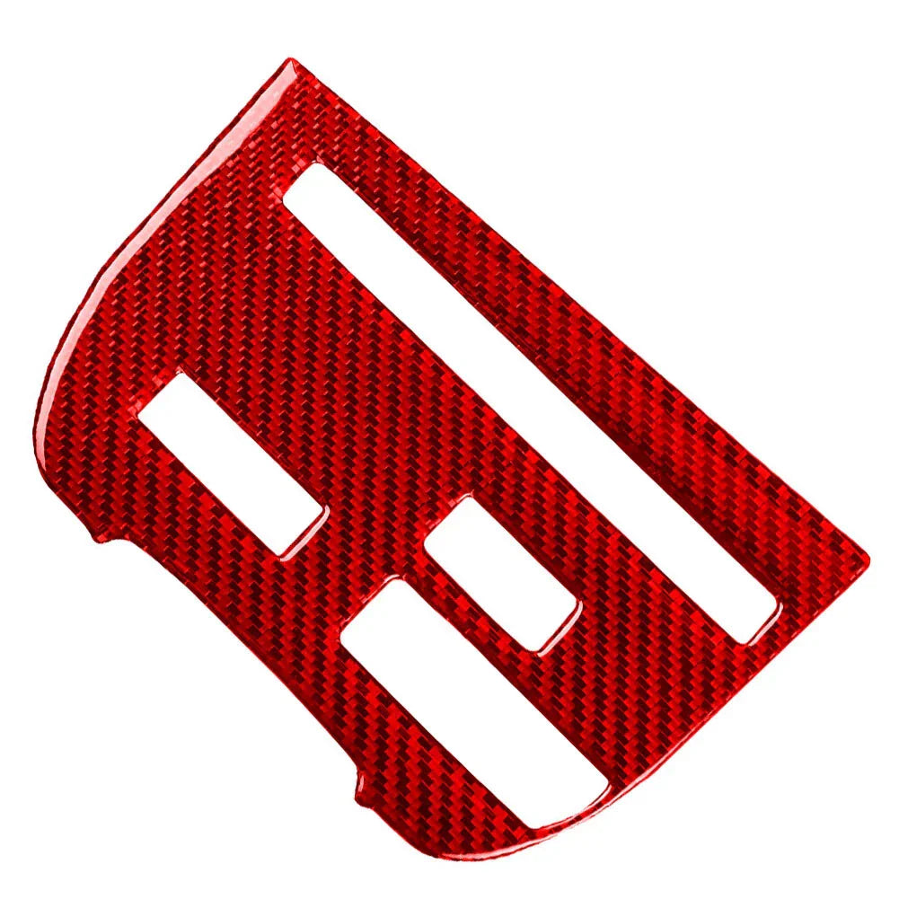 Carbon Red Central Console CD Panel Cover Trim for Nissan GTR R35 (2008-2016)