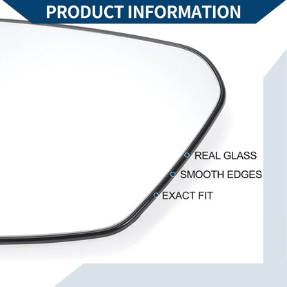 Heated Right Side Mirror Glass for Honda Civic (2016-2021)