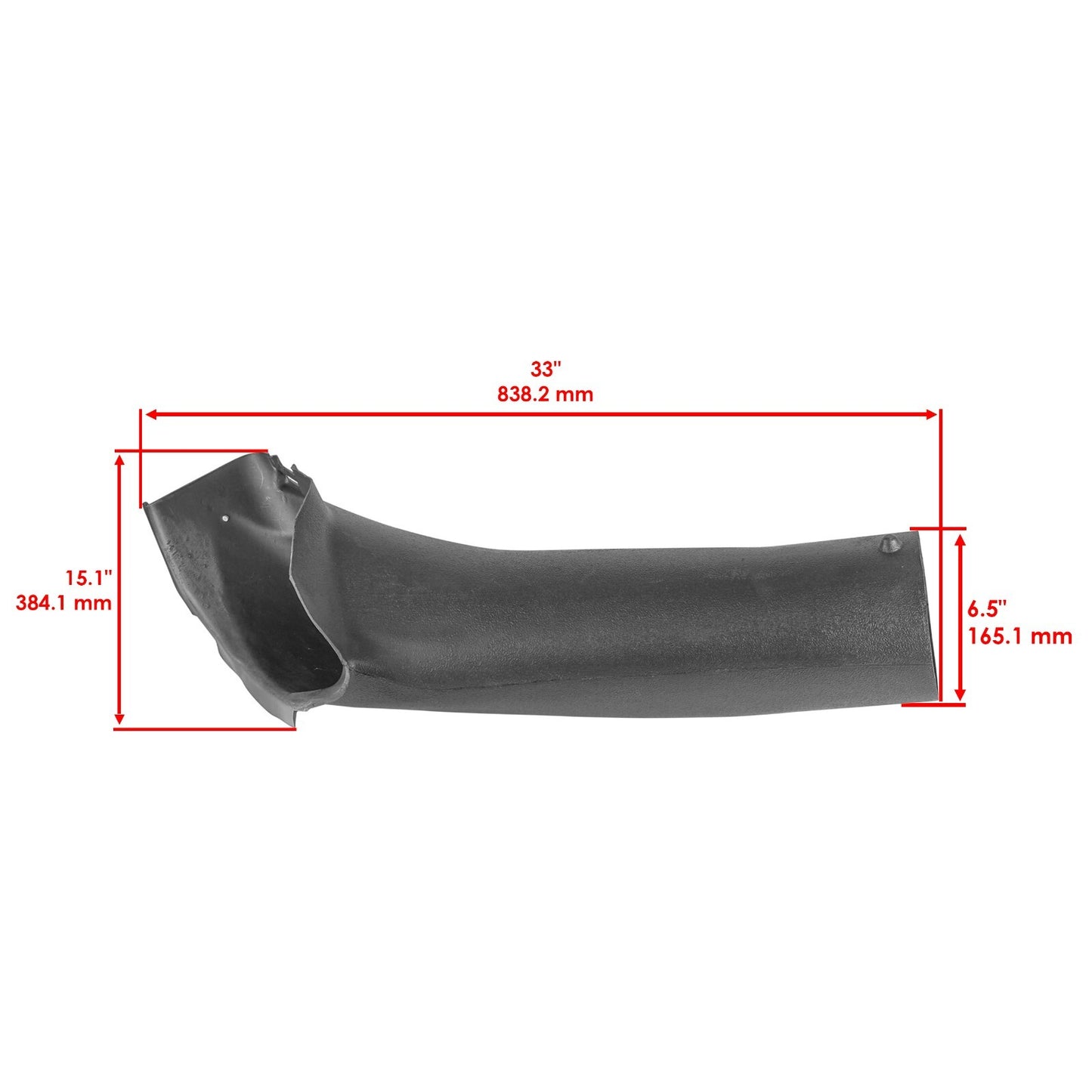 42 Inch Lower Chute with Latch Hook Hardware Kit for Husqvarna QCT342 (2000–2010)