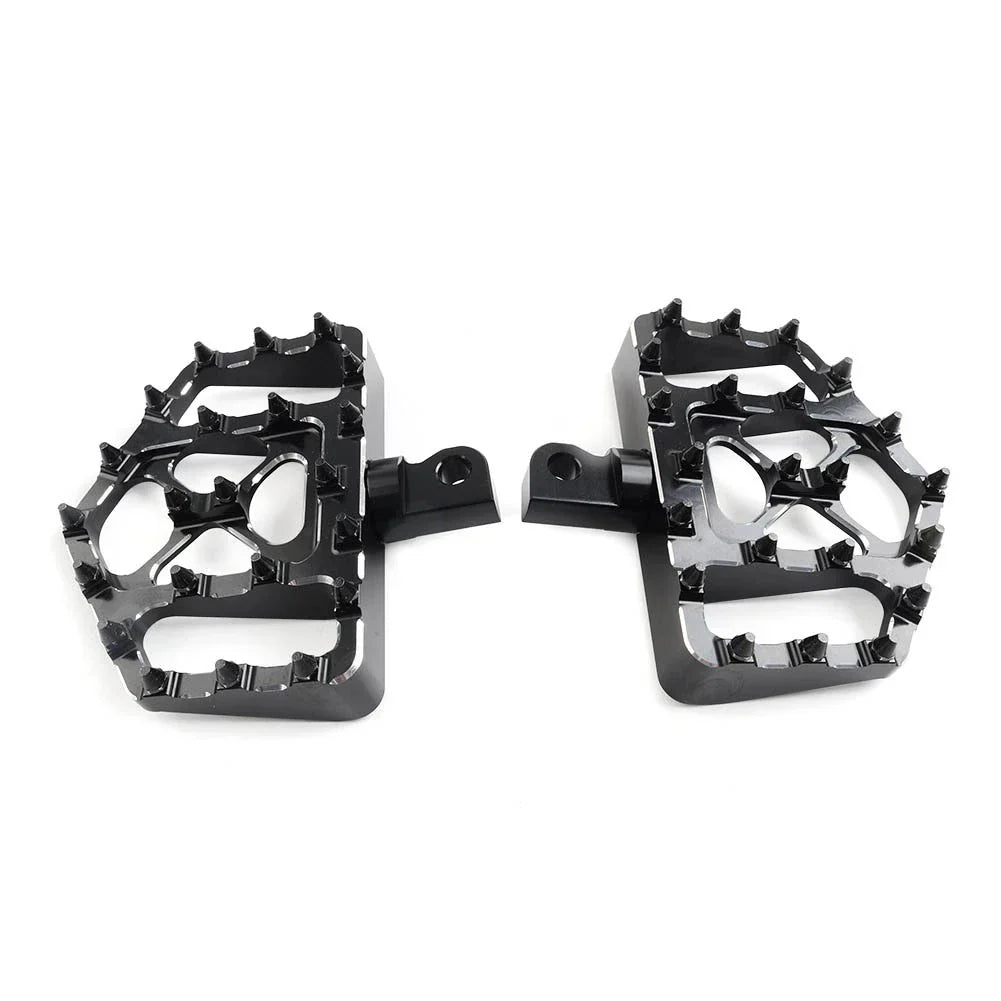 Wide Red Foot Pegs for Harley Touring Sportster Softail Dyna