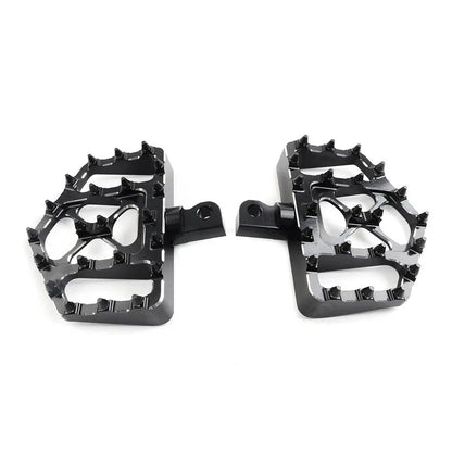 Wide Red Foot Pegs for Harley Touring Sportster Softail Dyna