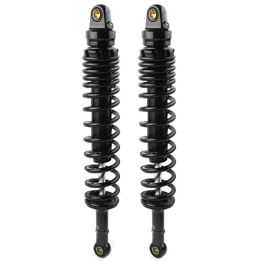 Adjustable 420MM Rear Suspension Air Damper for Yamaha Suzuki Honda ATV Black