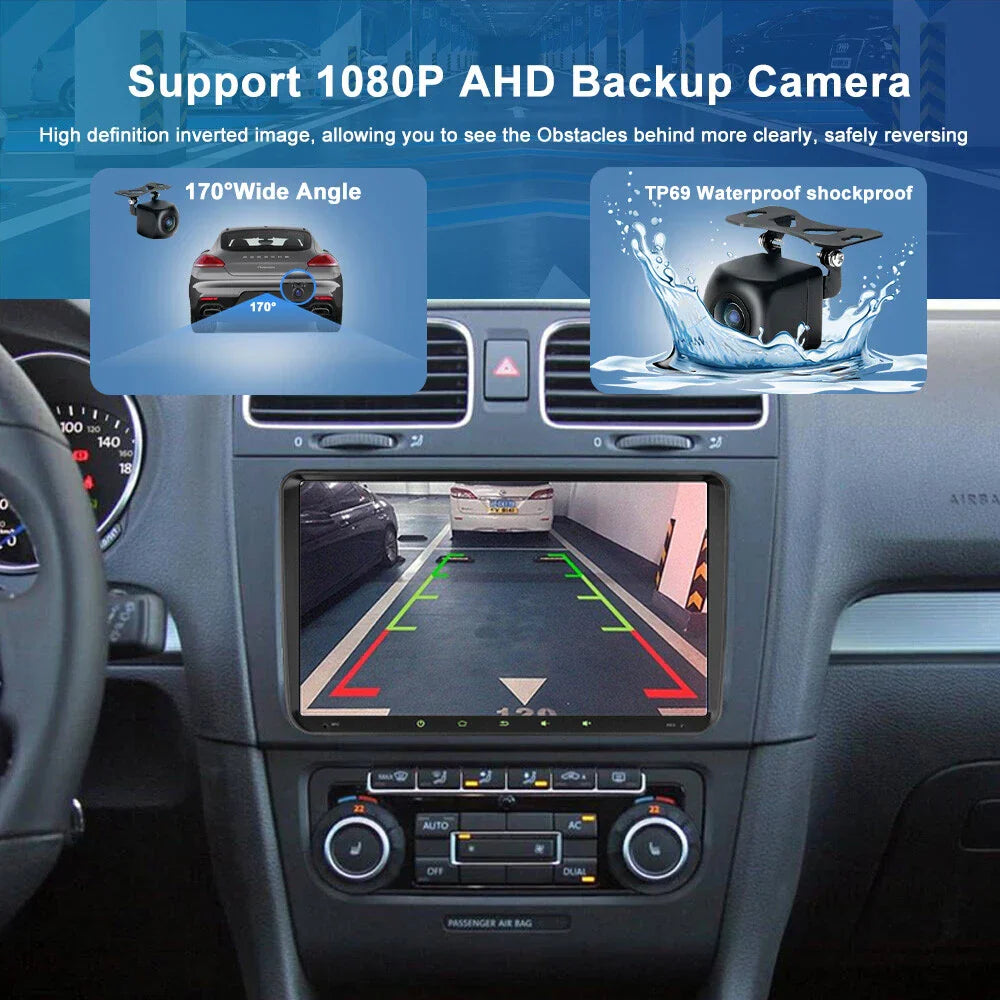 9'' Wireless CarPlay Android Auto Head Unit for VW Passat (2006-2015)