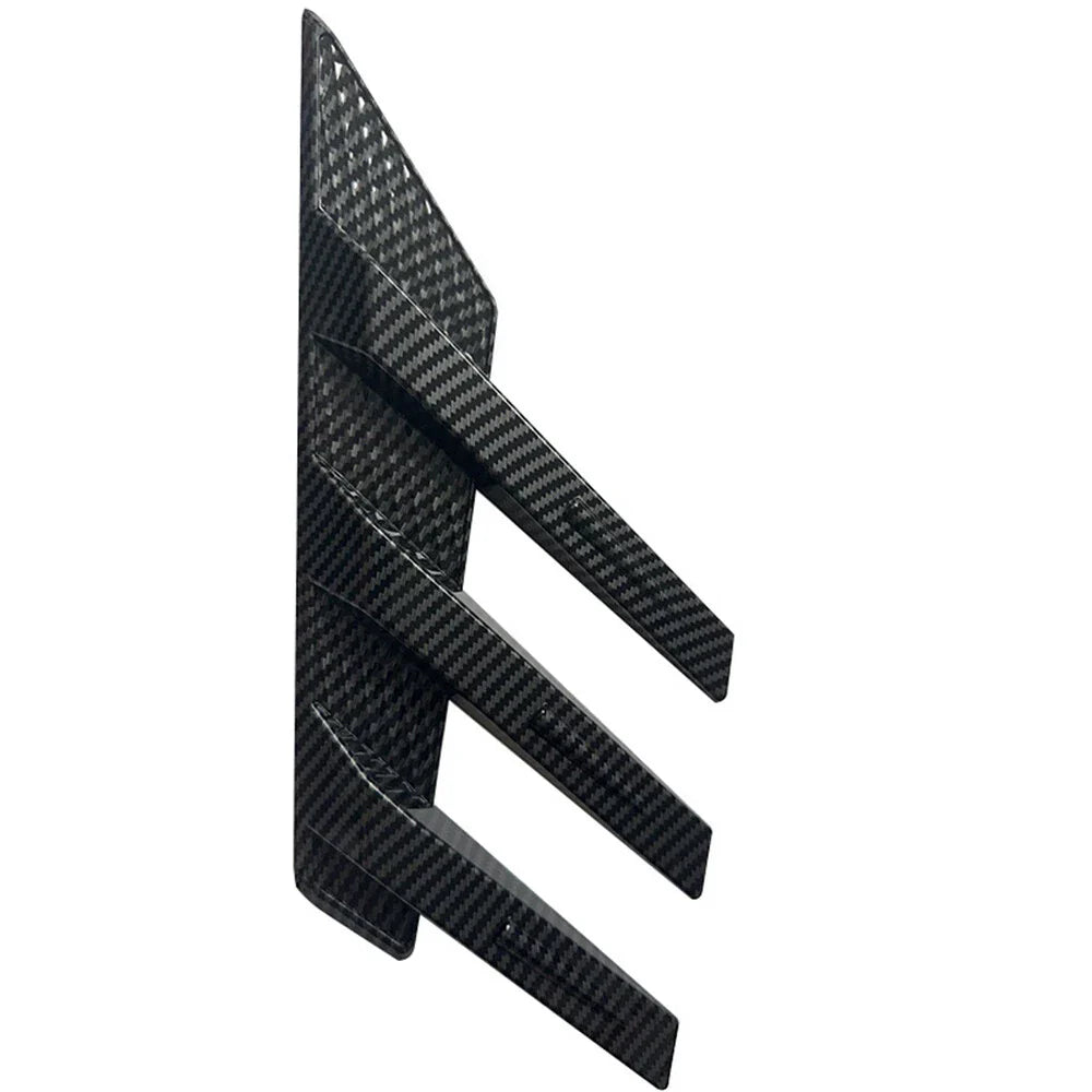 Carbon Fiber Look Rear Windshield Sticker Trim for Car (No Year Specified)