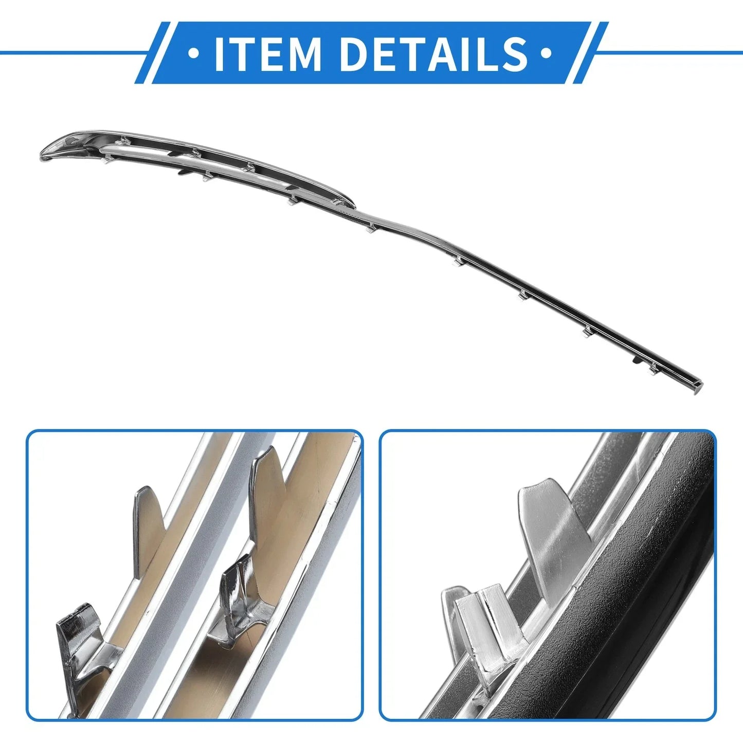 Front Left Bumper Grille Trim for Mercedes-Benz W222 (2018-2020)