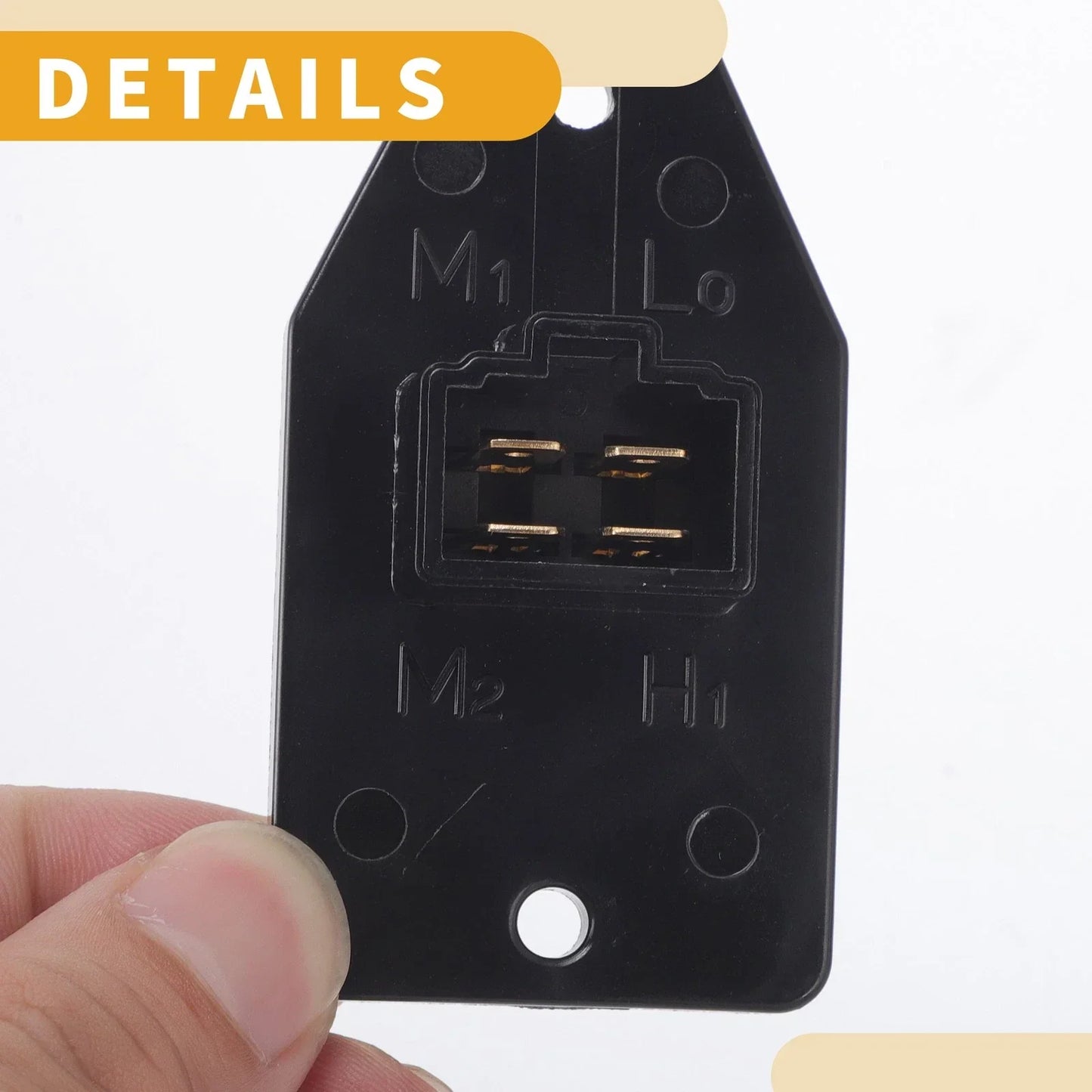 HVAC Blower Motor Resistor   - Durable Plastic & Metal