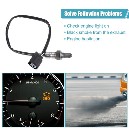 Oxygen Sensor for Honda TRX 420 (2007-2014) - Metal Rubber Black Silver Tone