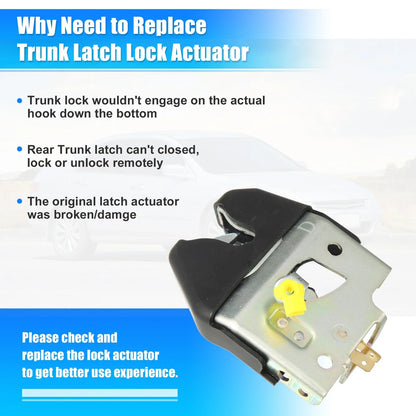 Car Rear Tailgate Latch Actuator for Honda Civic (2001-2005)
