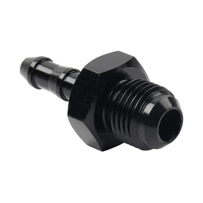 6AN Male to 3/8" Barb Push Lock Fitting Oil Fuel Hose Adapter for Car