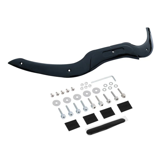 Black 9.5" Windshield & Trims for Harley Road Glide (2004-2013)