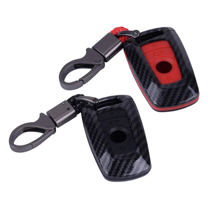 Carbon Fiber Key Fob Box Cover for BMW 1 2 3 4 5 6 7 Series (2012-2023)