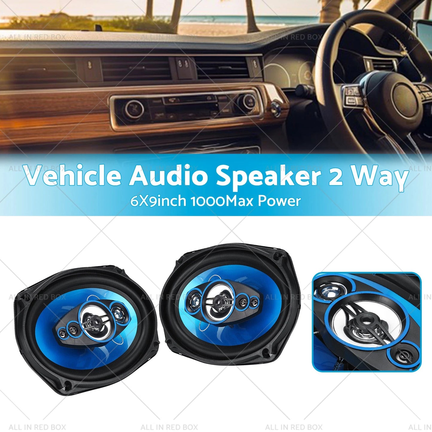 6x9''  Coaxial Car Door Speakers for HiFi Audio (1000W)