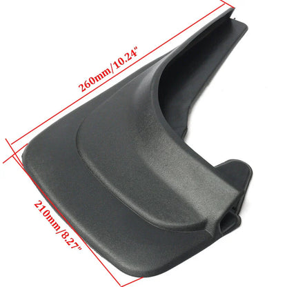 Universal Car Mud Flaps 260mm x 210mm for Peugeot, FIAT, Citroen, Ford