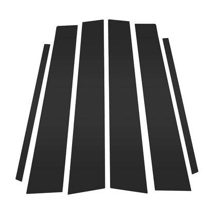6 Pcs Door Pillar Window Trim for Hyundai Tucson IX35 (2016-2021) Black