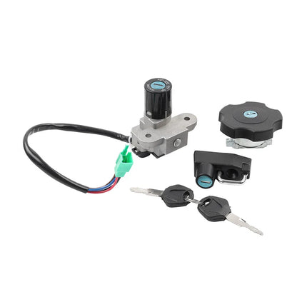 Ignition Switch, Fuel Gas Cap, Helmet Lock Kit for Yamaha DT125RE, DT125X (2005-07)