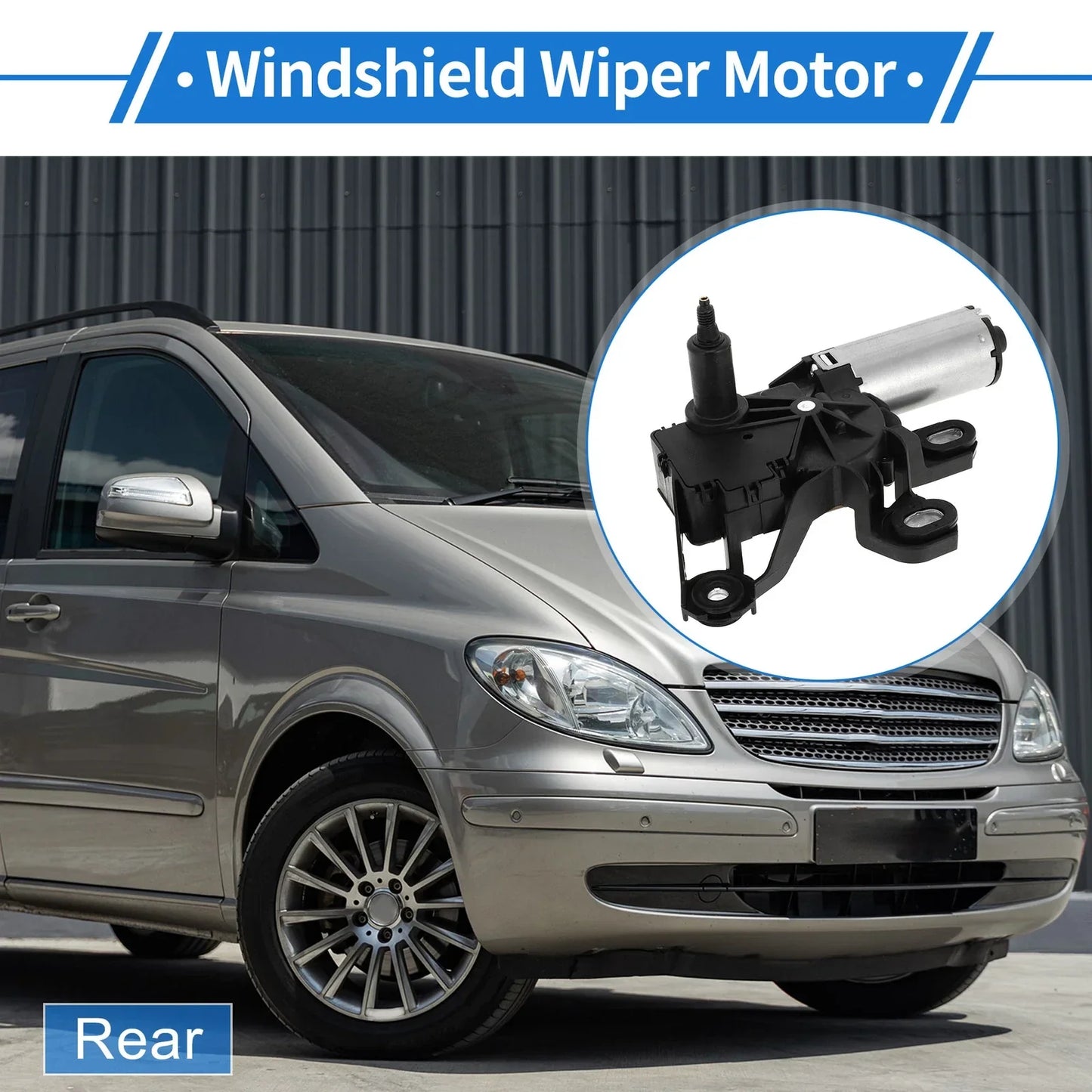 Rear Windshield Wiper Motor for Mercedes-Benz Viano (W639) (2003-2004)